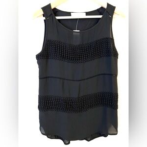 Loft Black Sleeveless Top